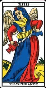 Tempérance — Tarot de Marseille
