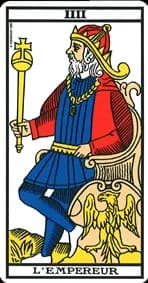 L’Empereur — Tarot de Marseille