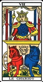Le Chariot — Tarot de Marseille