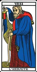 L’Hermite — Tarot de Marseille